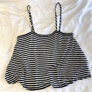 Free People black & white striped tank